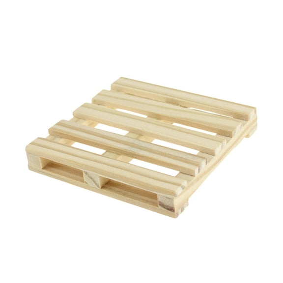 HOMEFORD ESC05 Wooden Craft DIY Mini Pallet, 3-1/8-inch, Natural