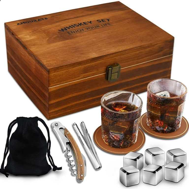 men birthday gifts cooling whiskey stainless