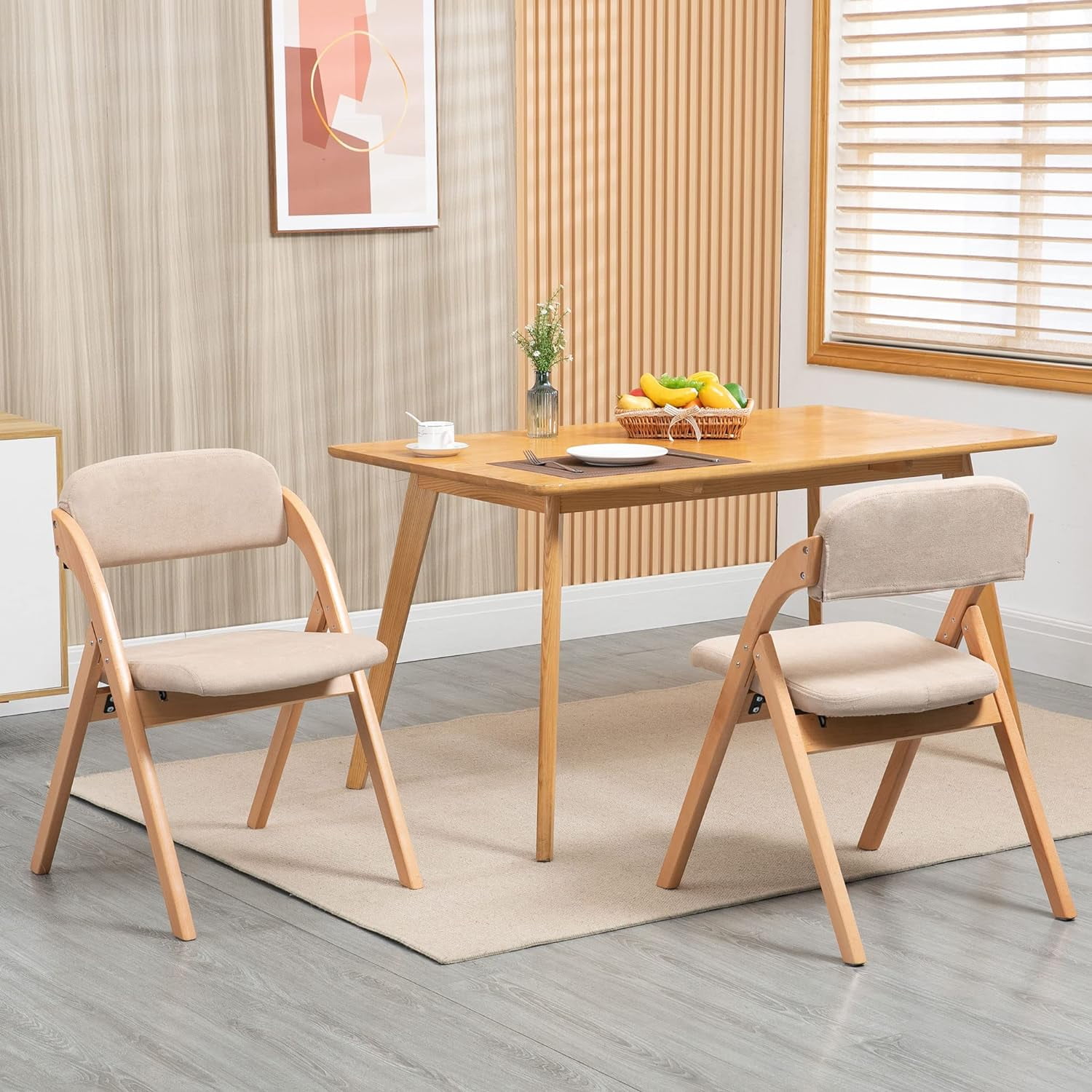 Wooden chair with padded seat shop