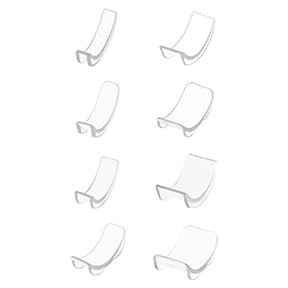 HOMEGEEK Invisible R-ing Size Adjuster R-ing Sizer Spacer Guard 8 Sizes for Loose R-ings Portable