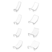 HOMEGEEK Invisible R-ing Size Adjuster R-ing Sizer Spacer Guard 8 Sizes for Loose R-ings Portable