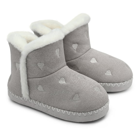 HOMEHOT Girls Bootie Slippers