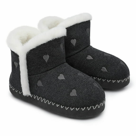 HOMEHOT Girls Bootie Slippers