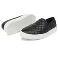 thumbnail image 1 of HOMEHOT Girls Casual Shoes Slip On Sneakers for Girls Little/Big Kid Comfort Low Top Fashion Sneakers Black Size 1 Female, 1 of 7