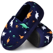Kids Slippers Boys Anti Skid Rubber Sole Indoor Outdoor Shoes Dark Blue Size 13 1 US