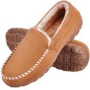mens moccasin house shoes