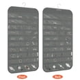 thumbnail image 1 of HOMEIORA 1 Pack Hanging Jewelry Organizer for Closet with Swiveling Hanger, 80 Clear Pockets Jewelry Organizer Hanging for Jewelries, Earrings, Accessories, Gray, 1 of 6