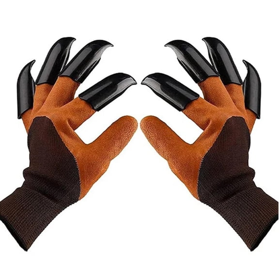 HOMEIORA 1 Pair Claw Gardening Gloves for Planting, Garden Glove Claws for Women