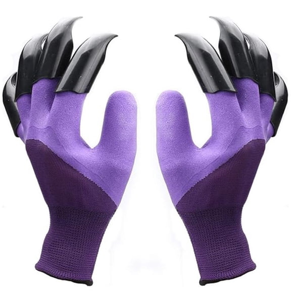 HOMEIORA 1 Pair Claw Gardening Gloves for Planting, Garden Glove Claws for Women