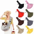 thumbnail image 1 of HOMEIORA 1pc Dog Sling Carrier, Pet Sling for Small Dogs Puppy Cats up to 16 Lbs, Black, 1 of 7
