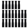 thumbnail image 1 of HOMEIORA 22 Pack Reusable Straws Tips, Silicone Straw Tips, Multi-color Food Grade Straw Tip Covers Only Fit for 1/4 Inch Wide(6MM Out diameter) Stainless Steel Straws, Black, 1 of 6