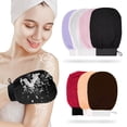 thumbnail image 1 of HOMEIORA 2pcs Deep Exfoliating Glove - Biodegradable Viscose, Body Exfoliator Improves Skin Texture, Exfoliating Face Scrub Reduces Acne, Dead Skin Remover for Body, Rose Red, 1 of 8