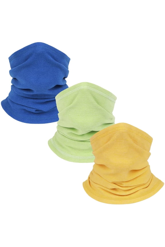 3 Pack Neck Gaiter, Face Ski Mask, Fleece Balaclava Scarf for Cold Weather Winter Outdoor Sports