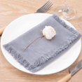 thumbnail image 1 of HOMEIORA 4 Pack Cloth Napkins, Cotton Linen Dinner Napkins, 18" x 18" Napkins Cloth Washable, Soft, Durable, Absorbent - Gray, 1 of 4
