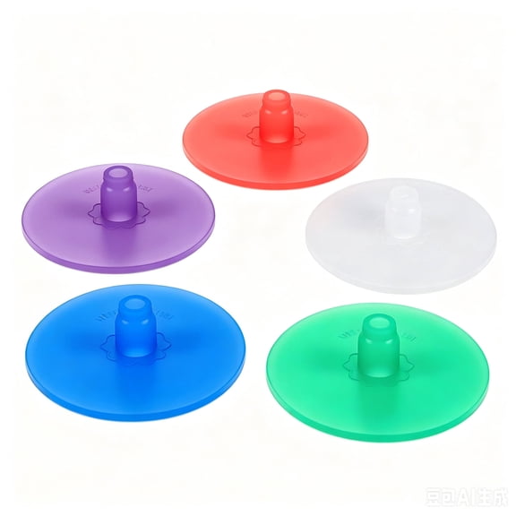 HOMEIORA 5 Pcs Airlock Fermentation Lids - Fermentation Kit for Wide Mouth Mason Jar Sauerkraut & Pickle Kit - Fermentation Jar and Steel Rings Not Included