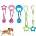 thumbnail image 1 of HOMEIORA 5pcs Dog Chew Toys, Rope Dog Toys, Aggressive Chewers Indestructible Tug of Dog Toys for Puppies Small Medium Dogs, 1 of 5