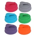 thumbnail image 1 of HOMEIORA 6 Pcs Silicone Can Lid, Reusable Silicone Soda Can Lids - Protector for Fizzy Drinks, Beverage Saver Caps for Outdoor Parties, Camping and Travel, 1 of 7