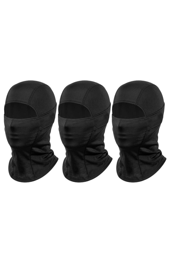 Cooling Balaclava Summer Face Mask, UV Face Cover Sun Protection, Shiesty Full Face Masks for Men Motocycle Cycling - 3 Pack