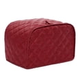 thumbnail image 1 of HOMEIORA Quilted Toaster Cover, Polyester, 2 Slice, Dustproof Appliance Cover, 1 Pack, 1 of 4
