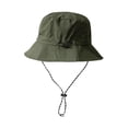 thumbnail image 1 of HOMEIORA Waterproof Bucket Rain Hat with Chin Strap Quick Dry Packable Boonie Sun Hat Safari Hat UV Protection - Army Green, 1 Pack, 1 of 6