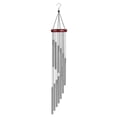 thumbnail image 1 of HOMEIORA Wind Chimes for Outside, Sympathy Wind Chimes Outdoor with 12 Aluminum Alloy Tubes and Hook, Memorial Wind Chime Gift Decoration for Home, Patio, Garden - Silver, 1 of 6