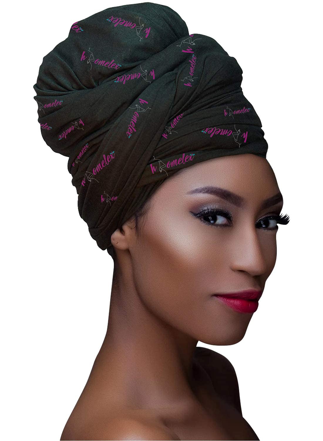 HOMELEX Head Wraps Turbans Stretch Jersey Knit Headwraps Wrap Scarf