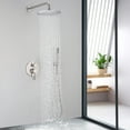 thumbnail image 1 of HOMELODY Shower Faucet Set with valve Brushed Nickel 10 inch Rainfall Shower Head System Brushed Nickel, 1 of 11