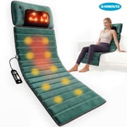 Himouta Full Body Massage Mat with Heat, Detachable Back Massage pad with Vibration Motors for full body massage,Gift