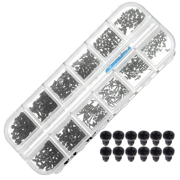 HOMEMAXS 1 Box Self-drilling Screws Assortment Size Screws Sheet Metal Screws Kit Self Tapping Screws with Screwdriver