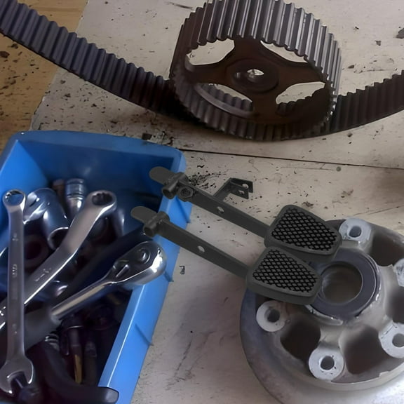 1 Kart Foot Throttle And Brake Pedals Non-Slip Foot Rest Durable For Atvs Off-Road Vehicles Racing Accessories