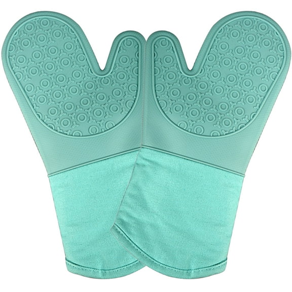 HOMEMAXS 1 Pair Oven Gloves Baking Gloves Anti-slip Kitchen Mittens