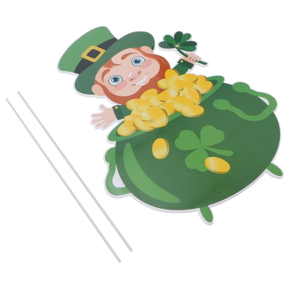 HOMEMAXS 1 Pc St. Patrick's Day Garden Stake Decorative Yard Sign