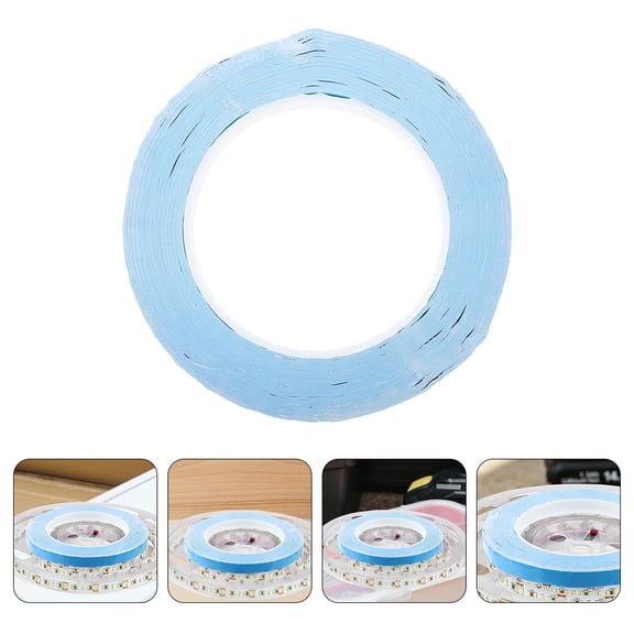 OULII Fiberglass Thermal Tape Sky Blue Double Sided Heat Resistant for Heat Sink Performance
