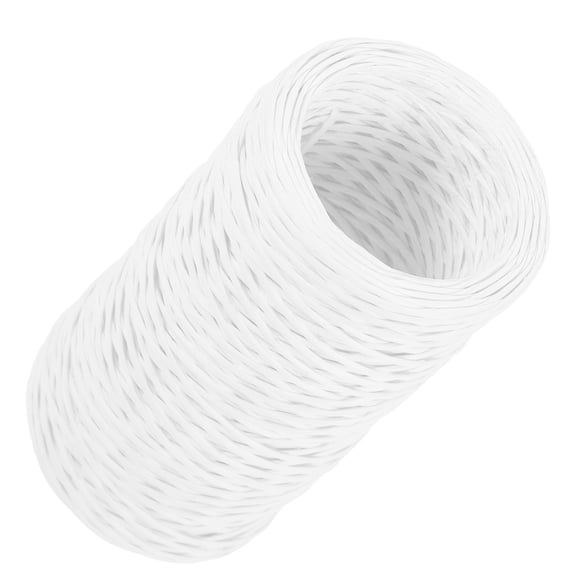 HOMEMAXS Decorative Woven Rope with Iron Wire, 1 Roll Multi-Purpose Craft Cord for Gardening, Home Decor and Projects