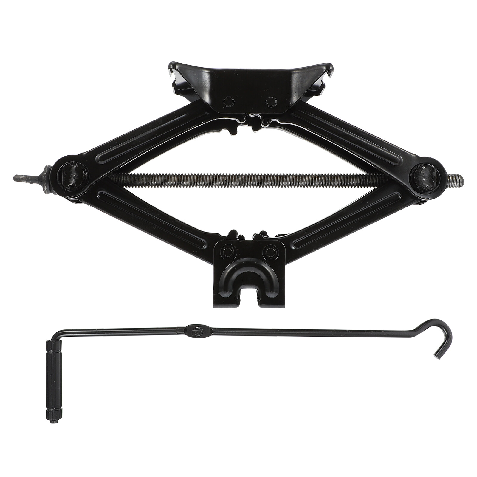 HOMEMAXS 1 Set 1.5 Ton Scissor Jack Steel Scissor Jack Useful Tire Jack