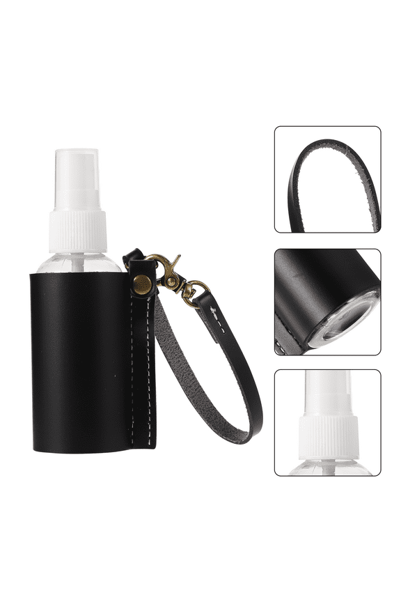 1 Set 60ml Mini Hand Bottle Empty Refillable Bottle Keychain Bottles