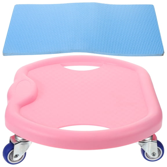 HOMEMAXS 1 Set Abdominal Disc Abdominal Training Sliding Disc Portable Fitness Equipment with Knee Pad