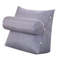 thumbnail image 1 of HOMEMAXS 1 Set Bed Triangle Cushion Waist Rest Neck Support Pillow Headrest Pad Reading Pillow for Office Home Car (Dark Grey), 1 of 8