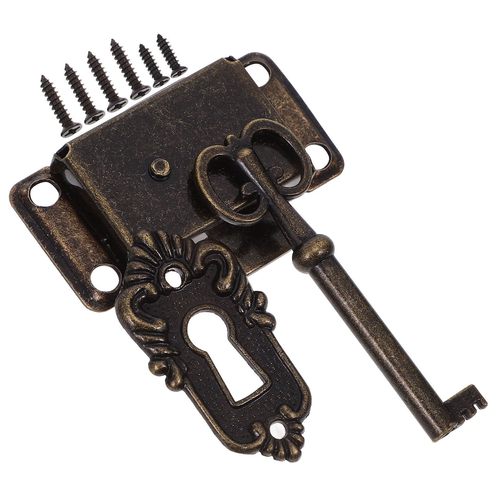HOMEMAXS Cabinet Lock Set with Keys, Retro Style Security Locks for ...