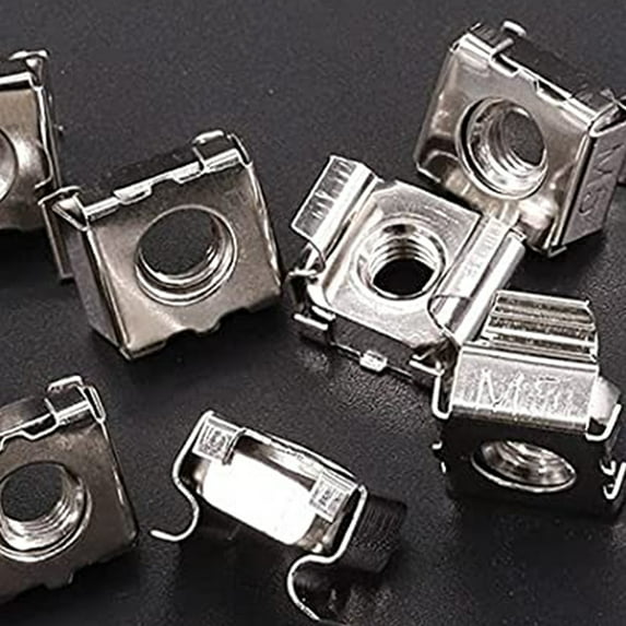 HOMEMAXS 1 Set Cage Nuts Screws Rack Mount Screws Computer Rack Server ...