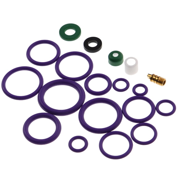 HOMEMAXS 1 Set Compressor Rubber Rings Kit Gasket Assortment Sizes Air Conditioning Ac Seal Kit