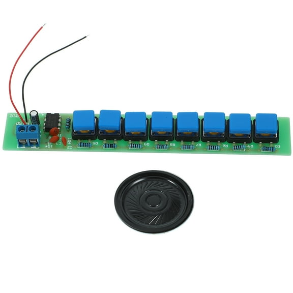 HOMEMAXS 1 Set DIY NE555 Electronic Organ Components Kit Fun DIY Soldering Practice  Kit