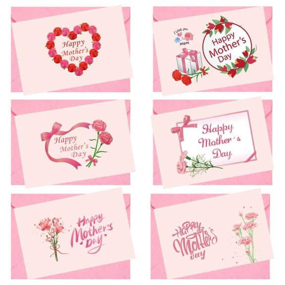 HOMEMAXS Decorative Mother's Day Thank You Cards Set - Greeting Cards for Shopping Customers, Appreciation and Gratitude Notes
