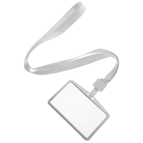 HOMEMAXS 1 Set ID Card Holder Card Sleeve Bus Card Protector Hanging Case