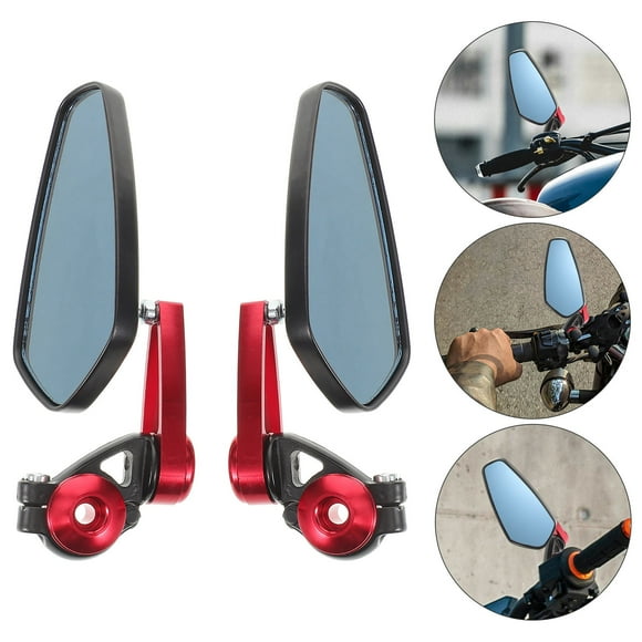 HOMEMAXS 1 Set Motorcycle Rear View Mirrors Handlebar Mirrors Replacement Motorcycle Mirrors