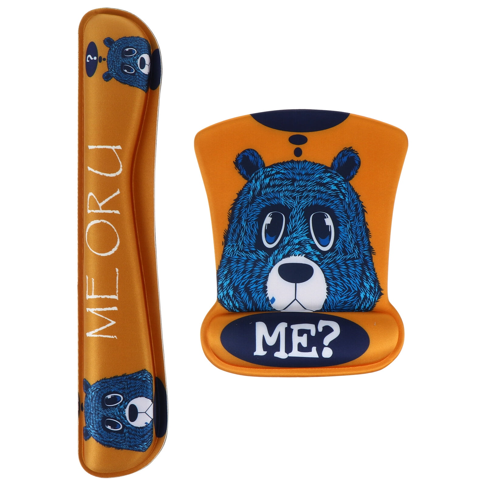 HOMEMAXS 1 Set Mouse Pad with Wrist Support Comfortable Wrist Rests