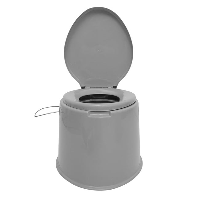 HOMEMAXS 1 Set Outdoor Emergency Toilet Portable Toilet Multifunction Plastic Toilet