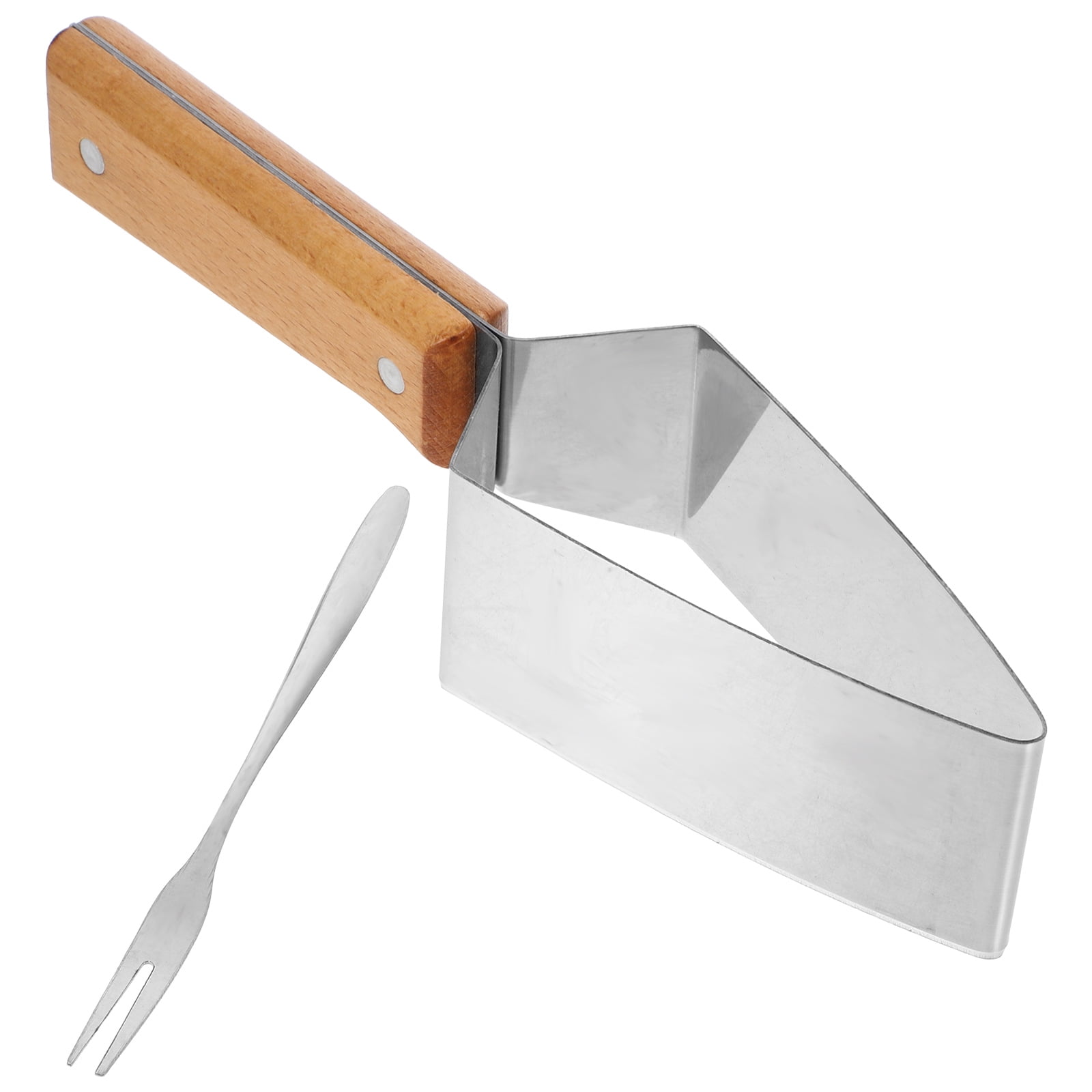 HOMEMAXS Stainless Steel Watermelon Slicer Cutter with Wood Handle for ...