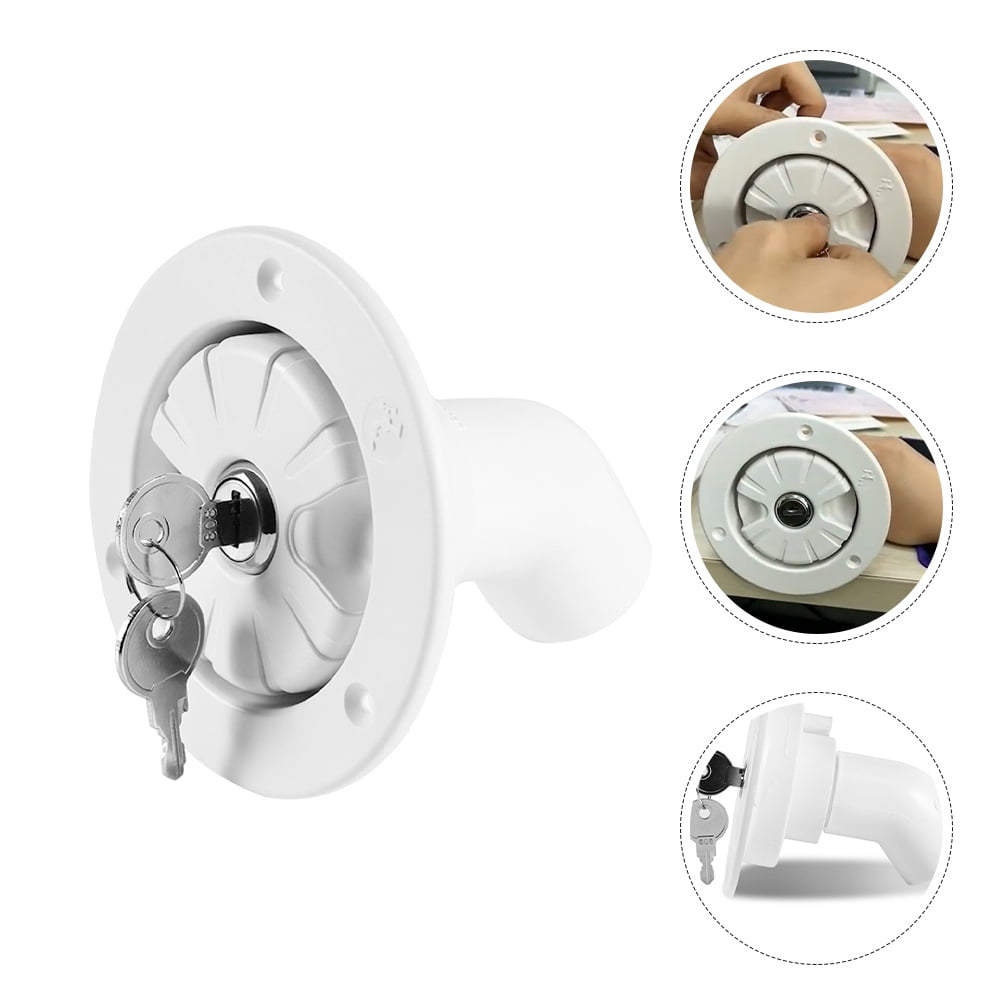 HOMEMAXS 1 Set of RV Water Fill Inlet RV Inlet Water Cap Camper Inlet ...