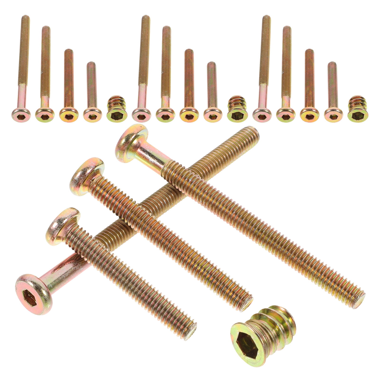 HOMEMAXS 1 Set Threaded Inserts Furniture Inserts Threaded Wood Inserts ...